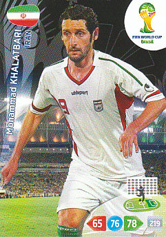 Mohammad Khalatbari Iran Panini 2014 World Cup #207